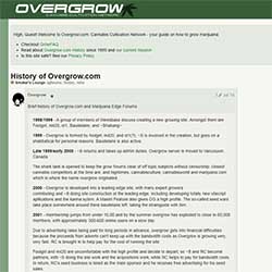 Screenshot photo of overgrow.com website history
