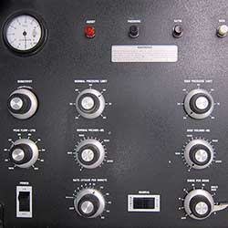 photo of very old breathing machine from early 70's